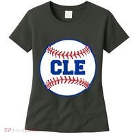 Cleveland CLE Baseball College Letters Women's T-Shirt thumb 0