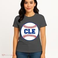 Cleveland CLE Baseball College Letters Women's T-Shirt thumb 4