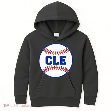 Cleveland CLE Baseball College Letters Kids Hoodie