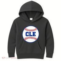 Cleveland CLE Baseball College Letters Kids Hoodie thumb 0