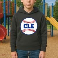 Cleveland CLE Baseball College Letters Kids Hoodie thumb 2