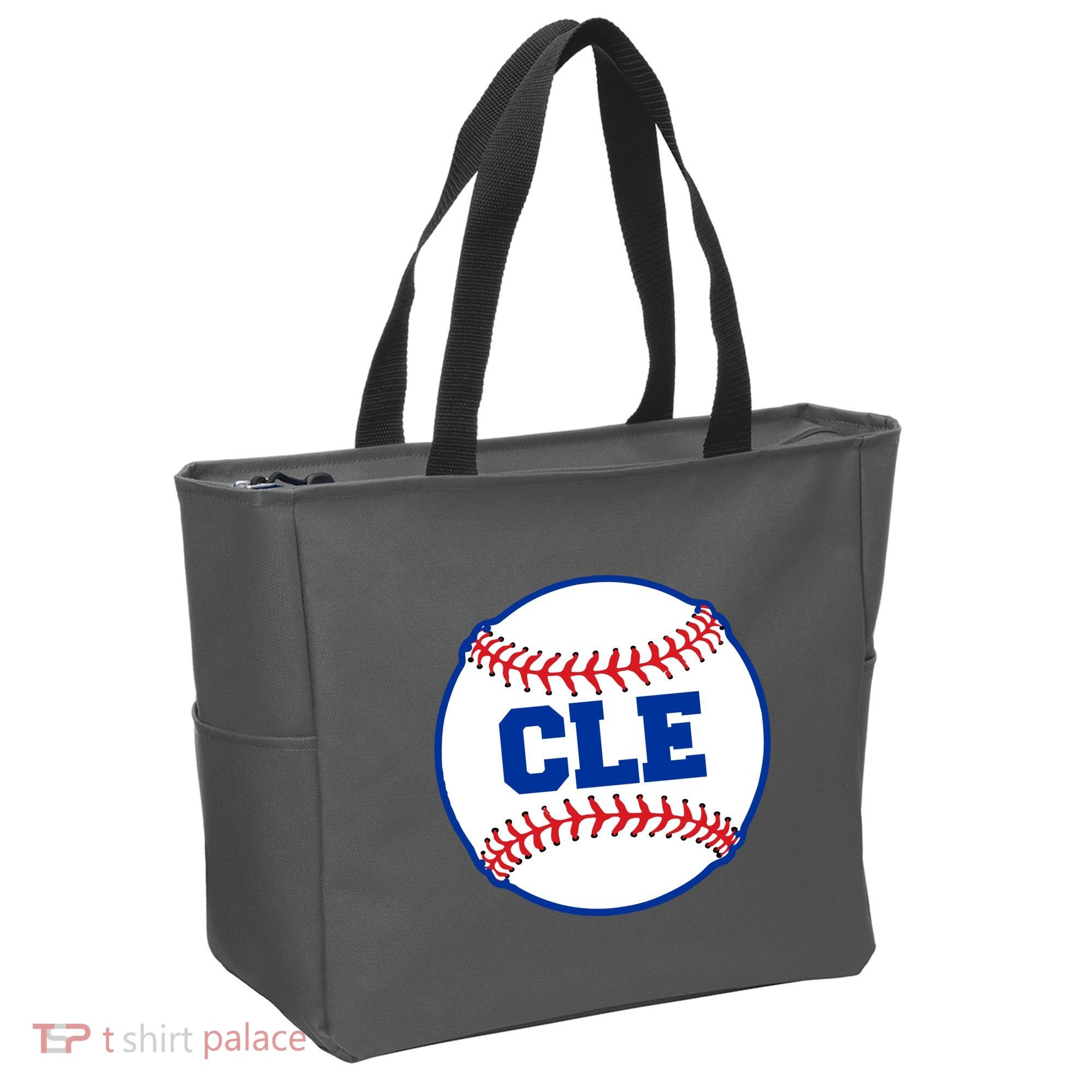 Cleveland CLE Baseball College Letters Tote Bag