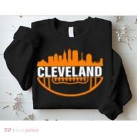Cleveland Football Skyline City Logo Sweatshirt thumb 2