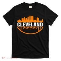 Cleveland Football Skyline City Logo T-Shirt thumb 0