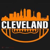 Cleveland Football Skyline City Logo T-Shirt thumb 7