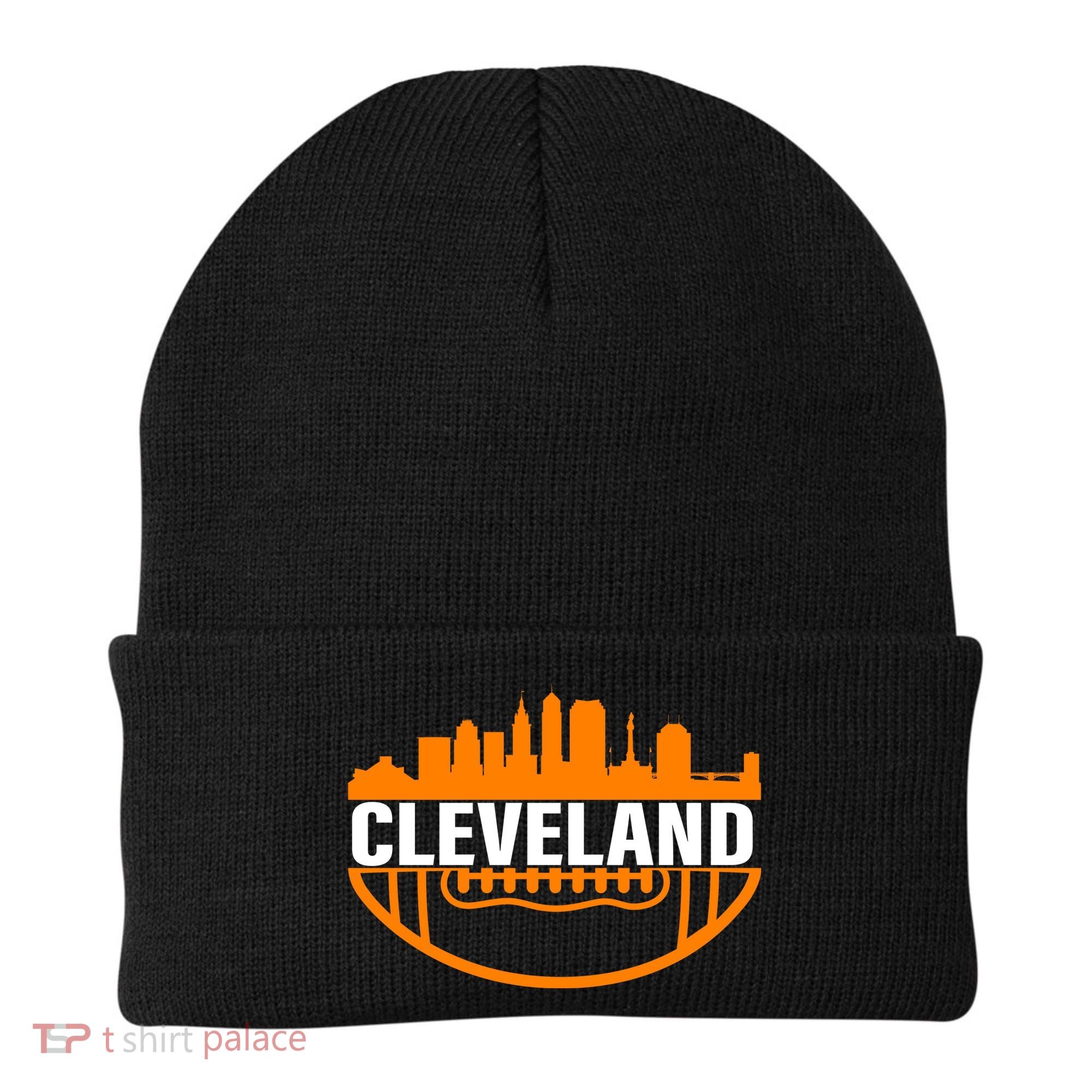 Cleveland Football Skyline City Logo Beanie