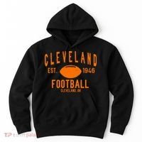 Cleveland OH Football Est. 1946 Hoodie thumb 0