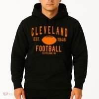 Cleveland OH Football Est. 1946 Hoodie thumb 2