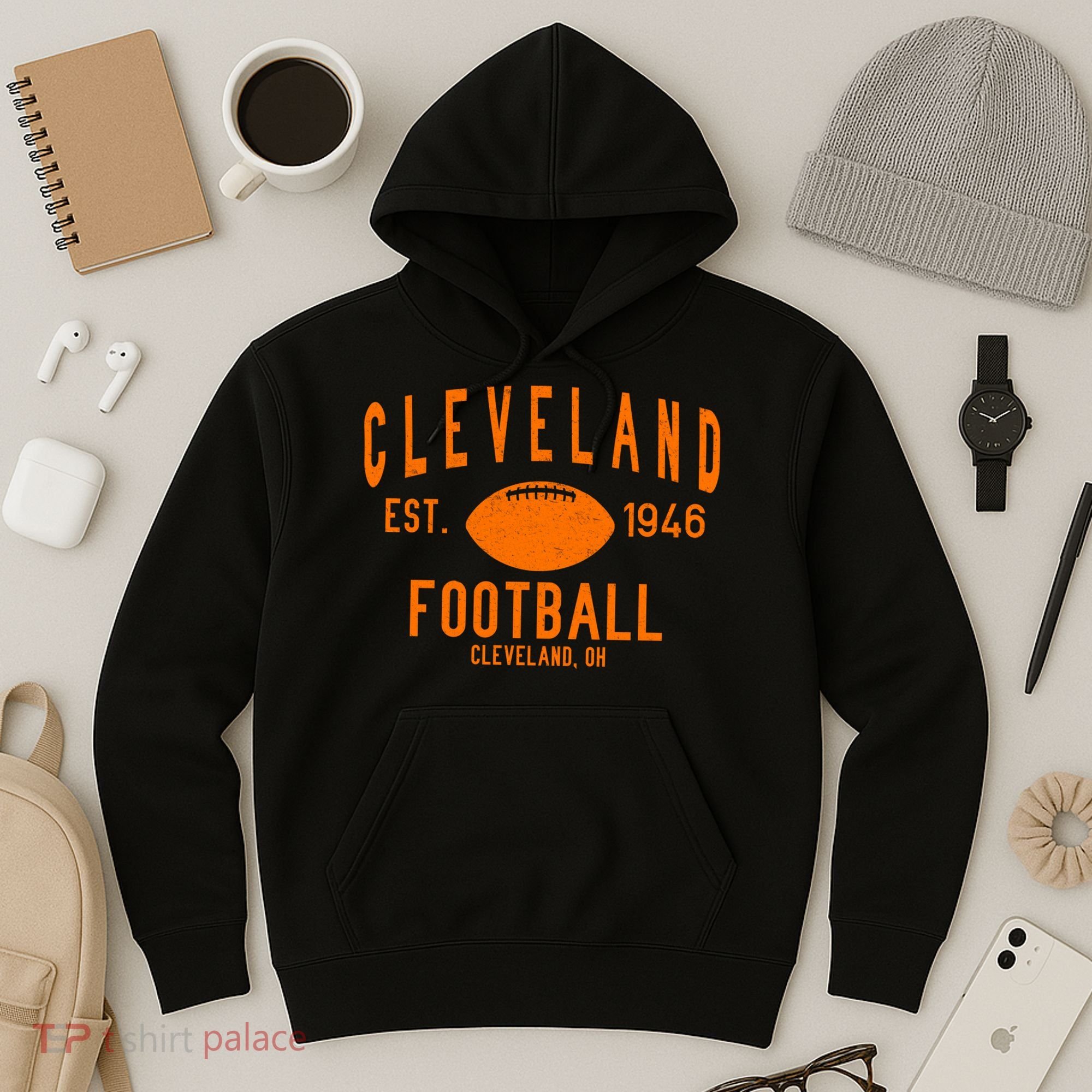 Cleveland OH Football Est. 1946 Hoodie