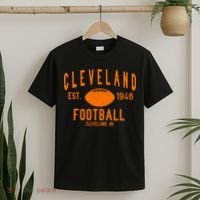 Cleveland OH Football Est. 1946 T-Shirt thumb 2