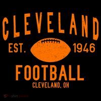 Cleveland OH Football Est. 1946 T-Shirt thumb 7