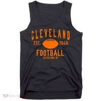 Cleveland OH Football Est. 1946 Tank Top thumb 0