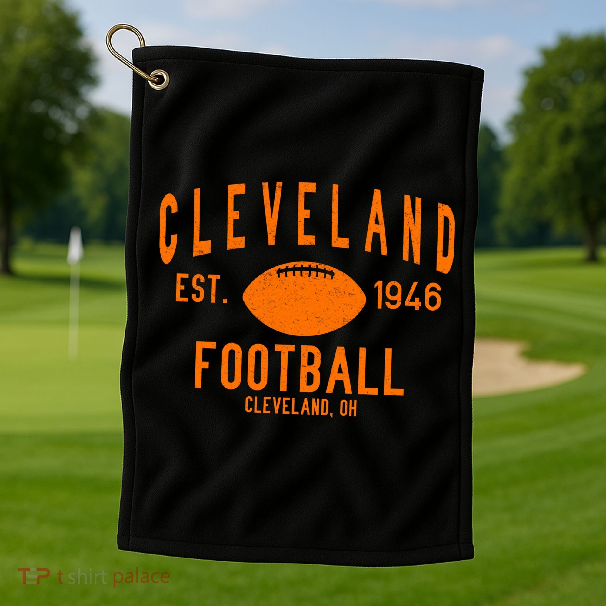Cleveland OH Football Est. 1946 Golf Towel