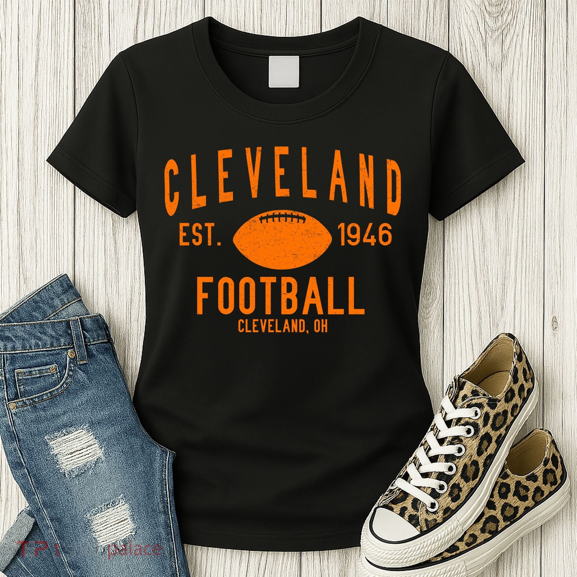 Cleveland OH Football Est. 1946 Women's T-Shirt