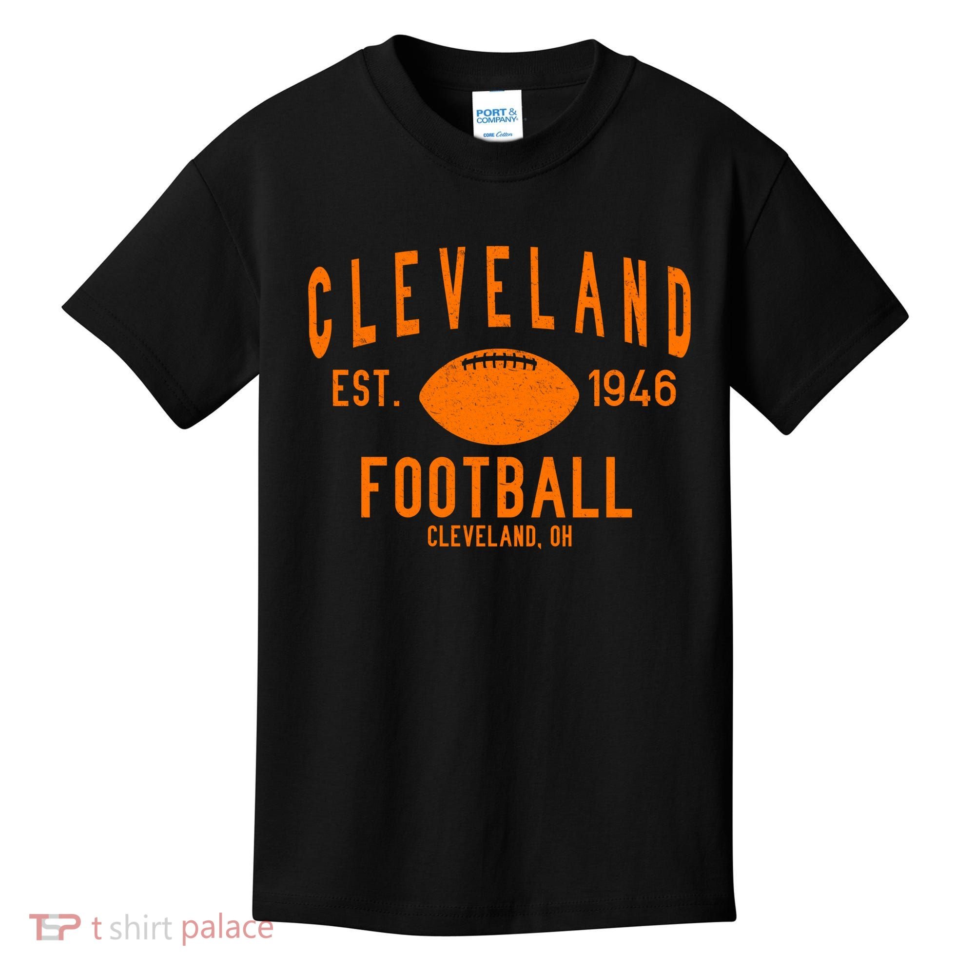 Cleveland OH Football Est. 1946 Kids T-Shirt