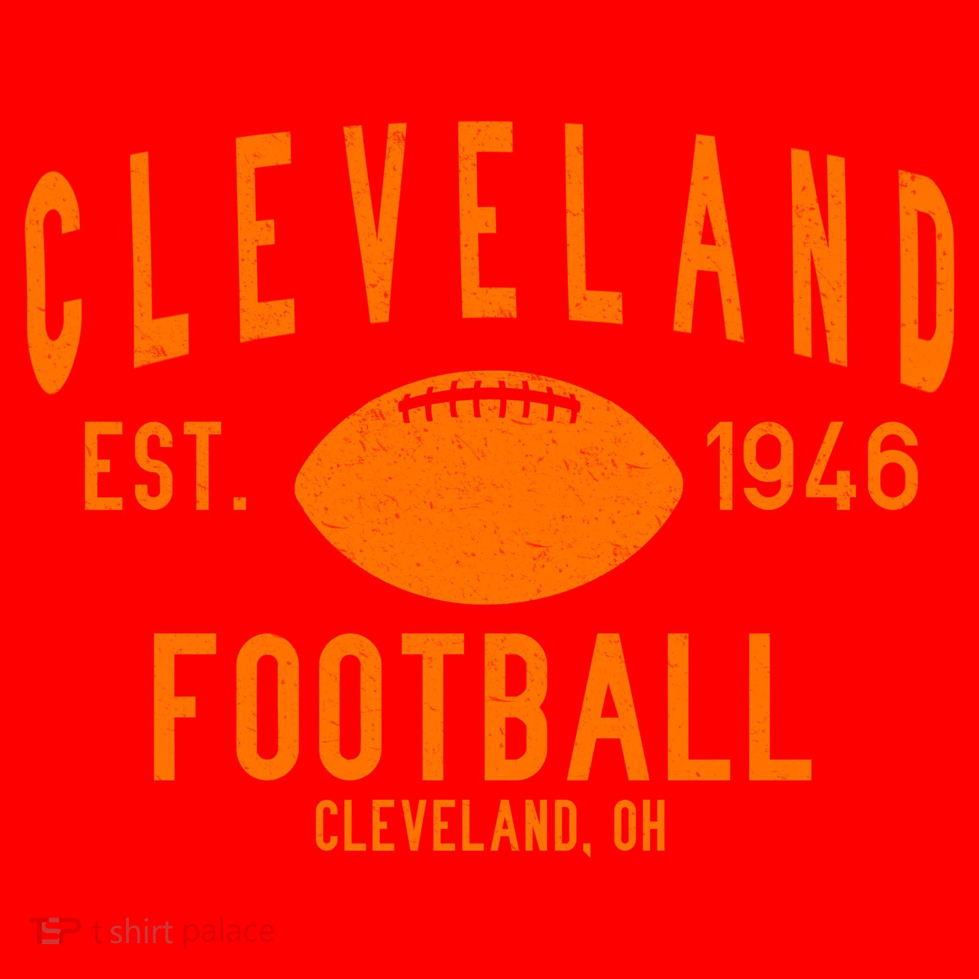 Cleveland OH Football Est. 1946 Santa Hat