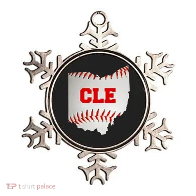 Cleveland, Ohio Baseball CLE Logo Ornament