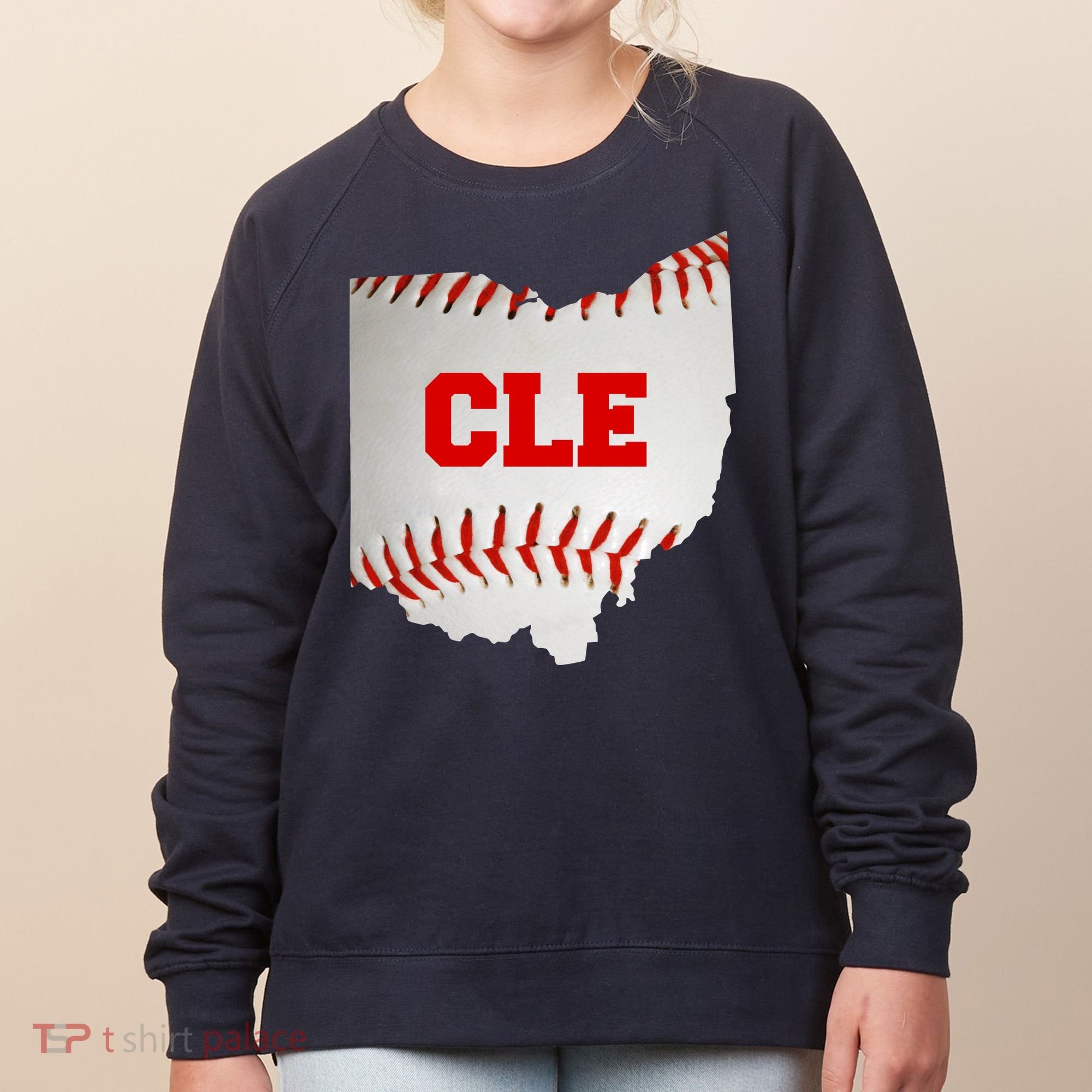 Cleveland, Ohio Baseball CLE Logo Women's Sweatshirt