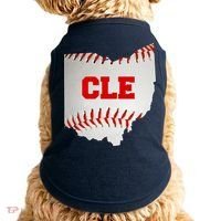 Cleveland, Ohio Baseball CLE Logo Doggie Tank thumb 0