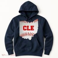Cleveland, Ohio Baseball CLE Logo Hoodie thumb 0