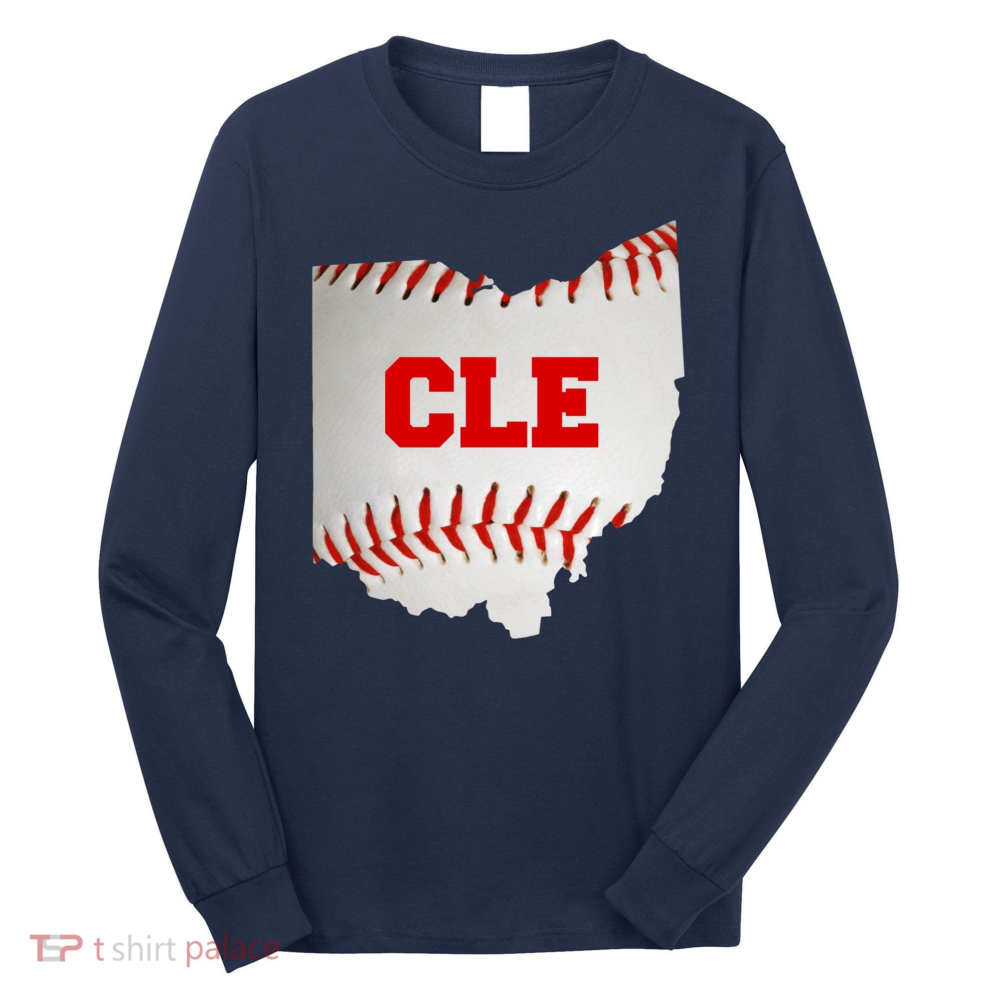 Cleveland, Ohio Baseball CLE Logo Long Sleeve Shirt