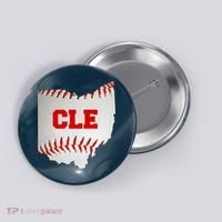 Cleveland, Ohio Baseball CLE Logo Button thumb 0