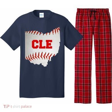 Cleveland, Ohio Baseball CLE Logo Pajama Set