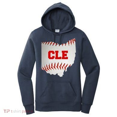 Cleveland, Ohio Baseball CLE Logo Women's Hoodie