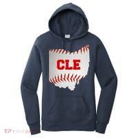 Cleveland, Ohio Baseball CLE Logo Women's Hoodie thumb 0