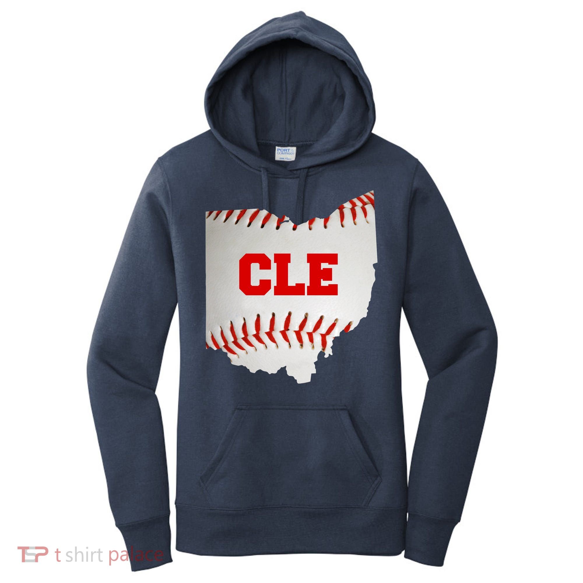 Cleveland, Ohio Baseball CLE Logo Women's Hoodie