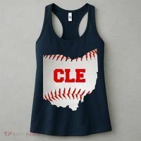 Cleveland, Ohio Baseball CLE Logo Women's Tank Top thumb 3