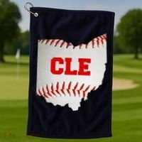 Cleveland, Ohio Baseball CLE Logo Golf Towel thumb 1