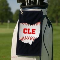 Cleveland, Ohio Baseball CLE Logo Golf Towel thumb 2