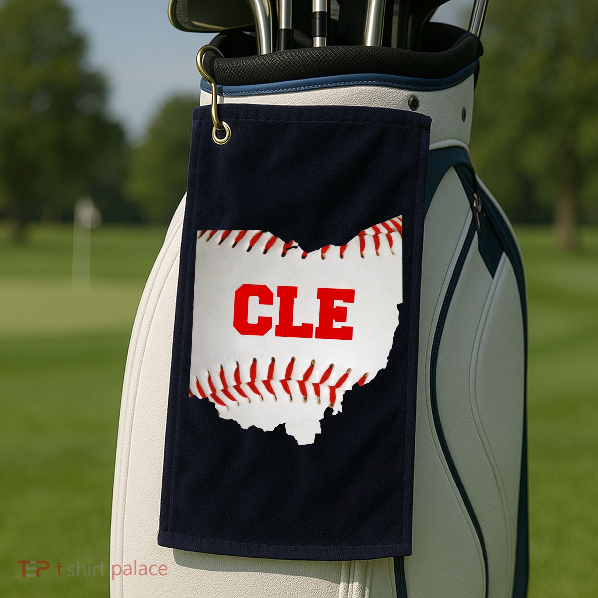 Cleveland, Ohio Baseball CLE Logo Golf Towel