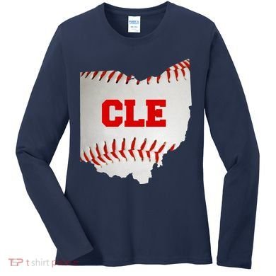 Cleveland, Ohio Baseball CLE Logo Women's Long Sleeve Shirt