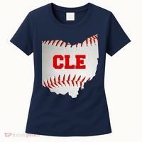Cleveland, Ohio Baseball CLE Logo Women's T-Shirt thumb 0