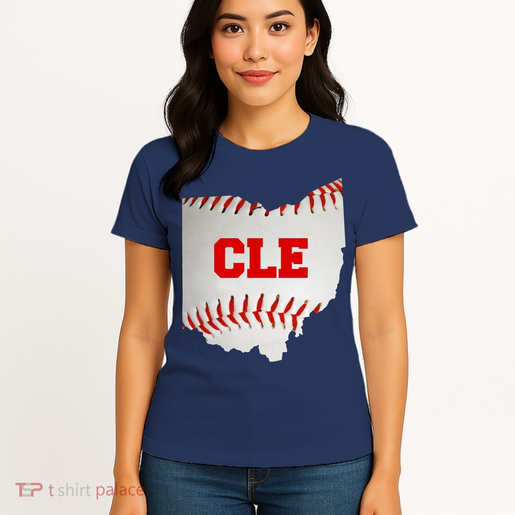 Cleveland, Ohio Baseball CLE Logo Women's T-Shirt