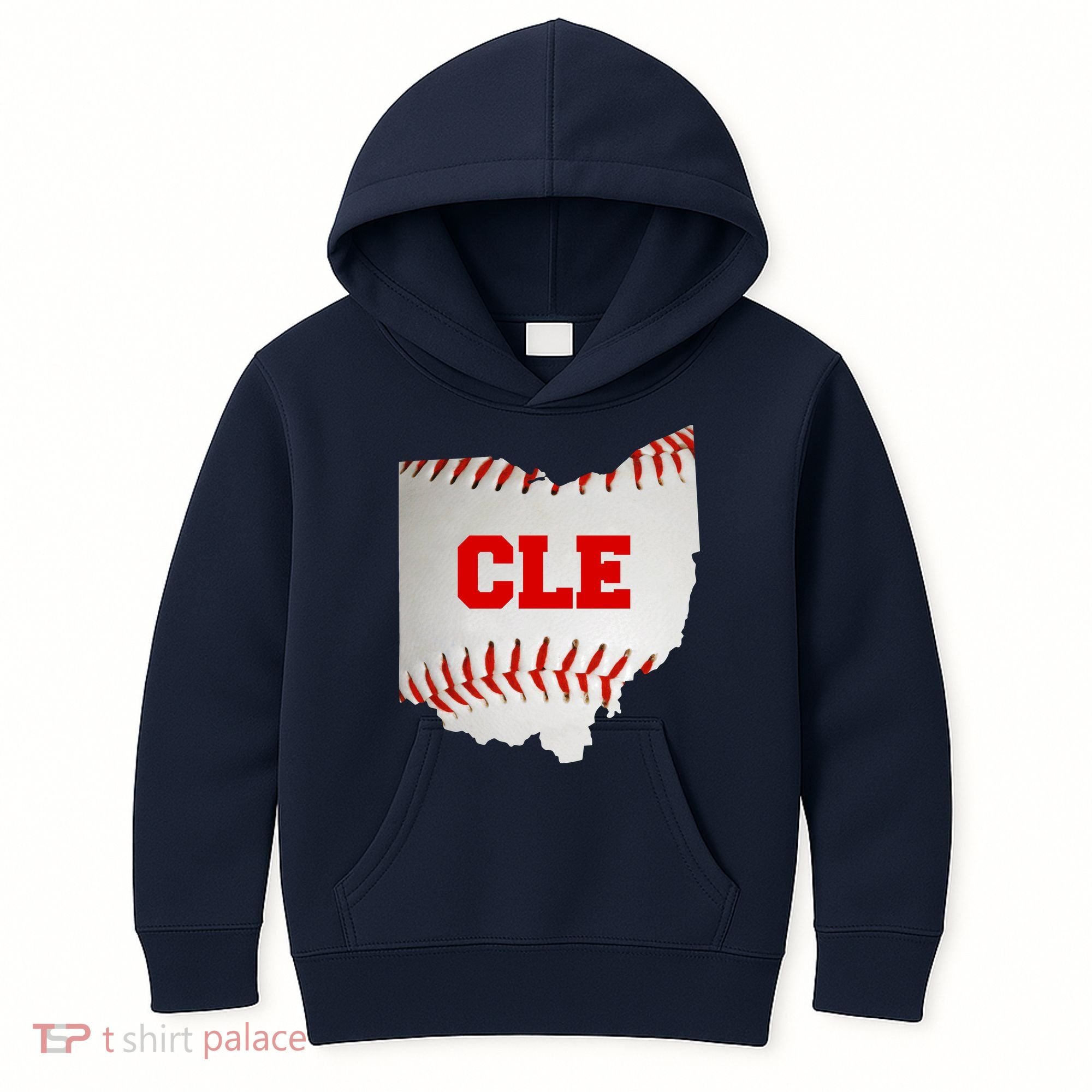 Cleveland, Ohio Baseball CLE Logo Kids Hoodie