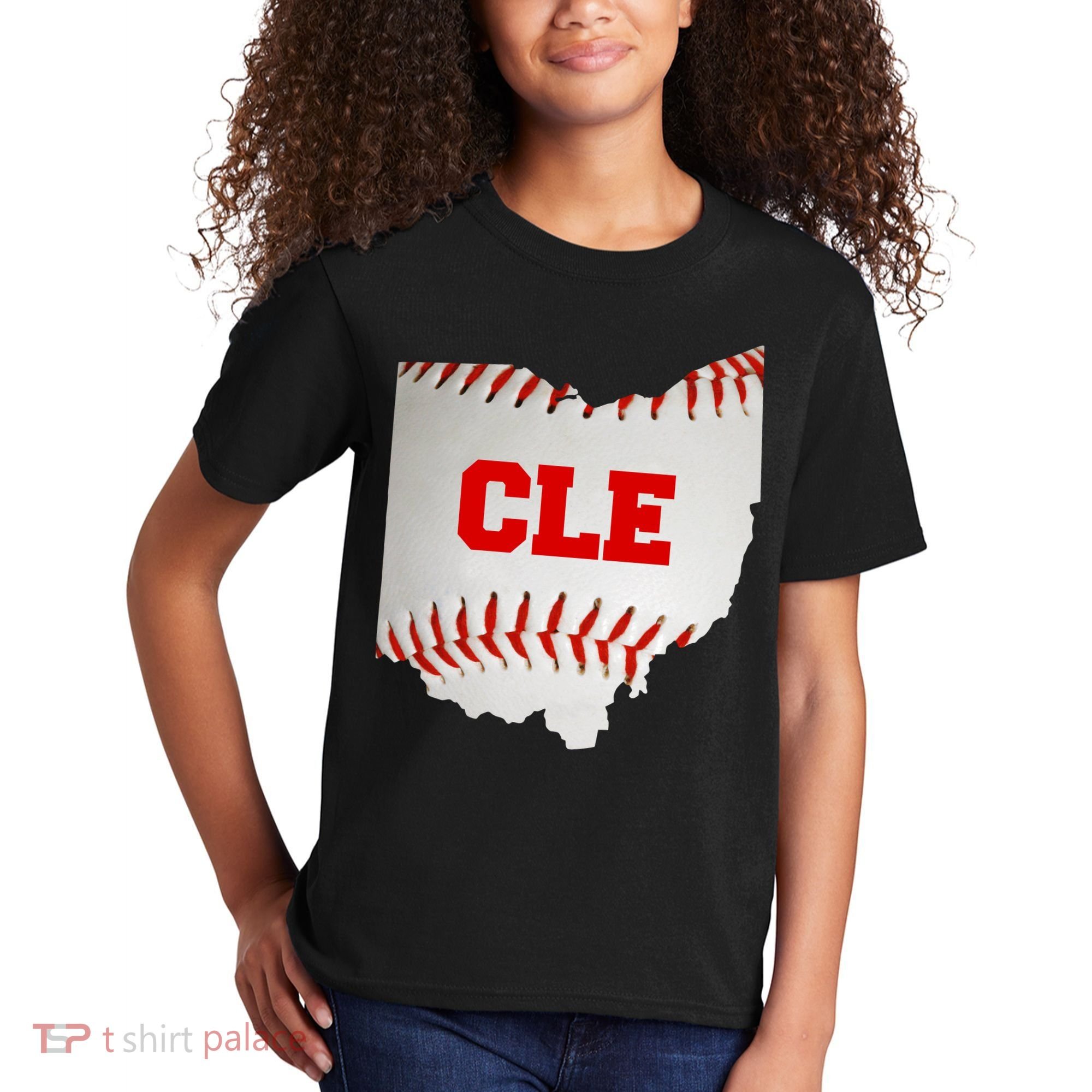 Cleveland, Ohio Baseball CLE Logo Kids T-Shirt