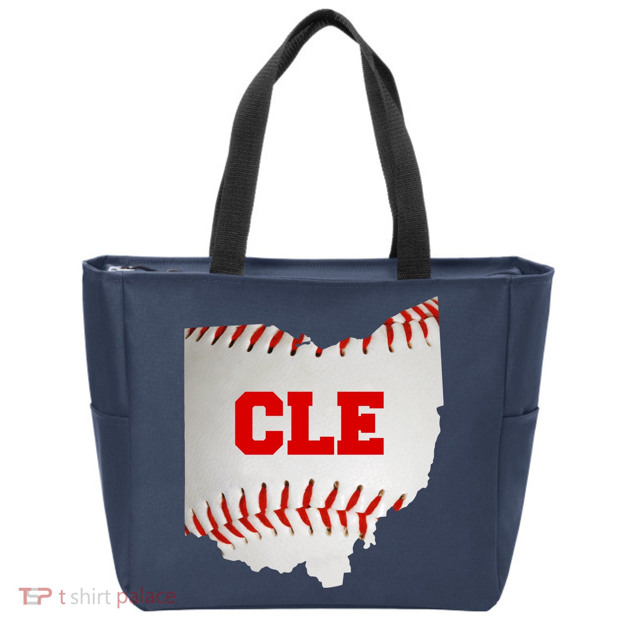 Cleveland, Ohio Baseball CLE Logo Tote Bag