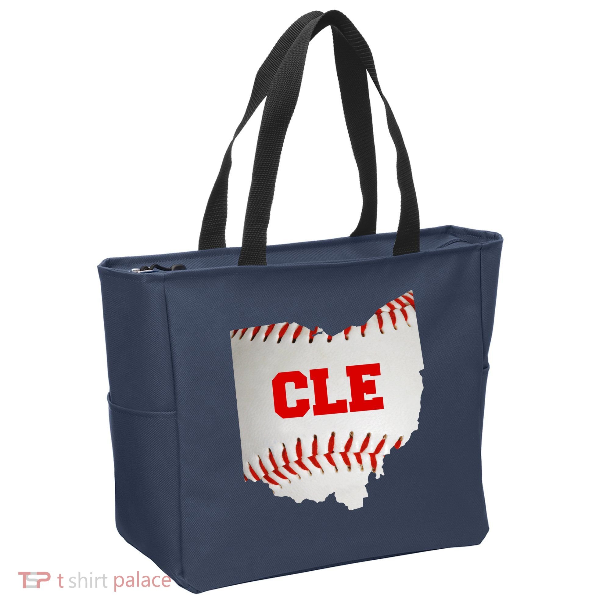 Cleveland, Ohio Baseball CLE Logo Tote Bag
