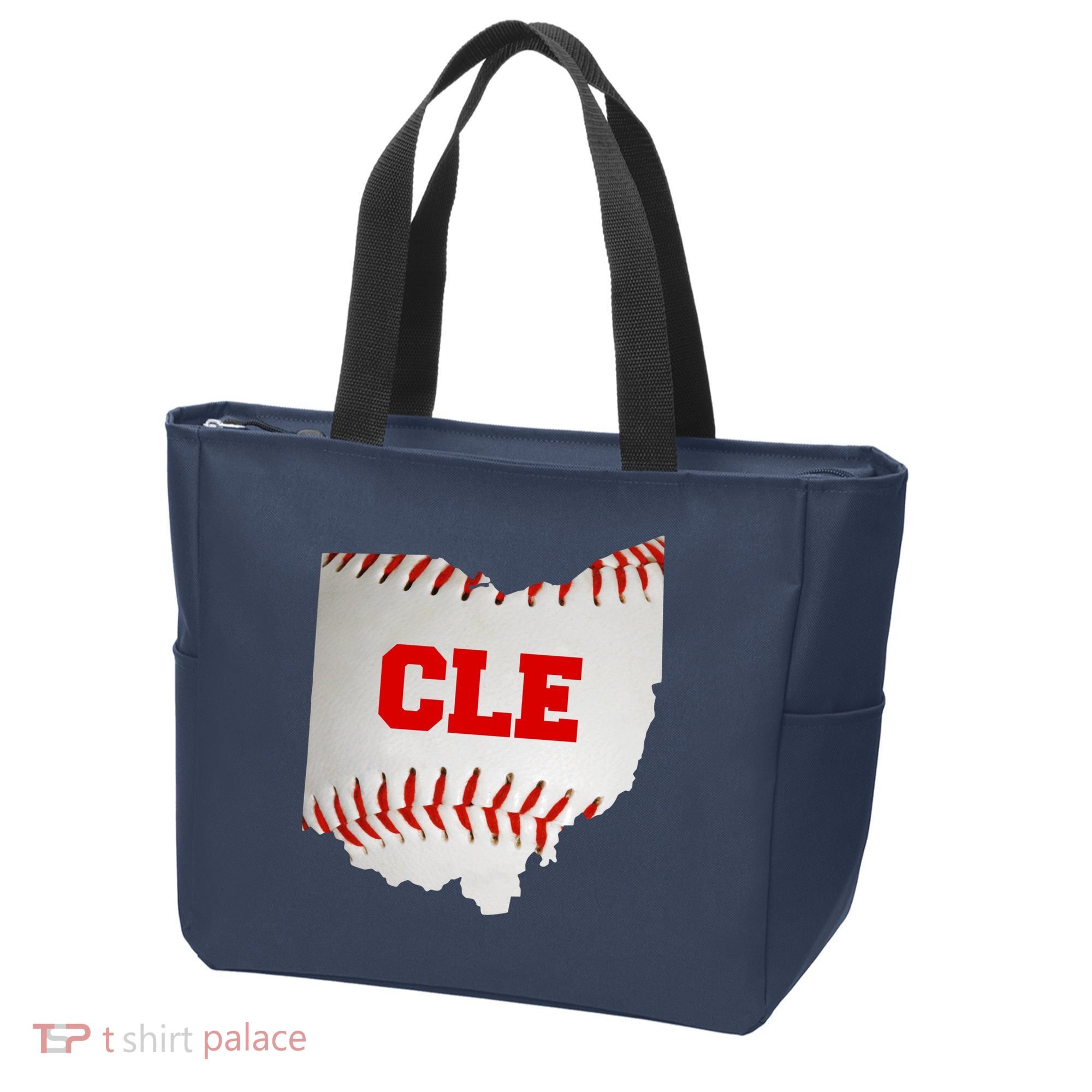 Cleveland, Ohio Baseball CLE Logo Tote Bag