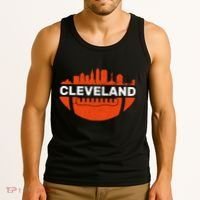 Cleveland Ohio Football City Logo Tank Top thumb 3