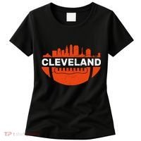 Cleveland Ohio Football City Logo Women's T-Shirt thumb 0