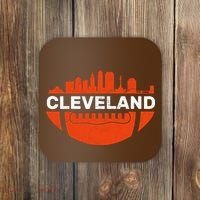 Cleveland Ohio Football City Logo Coaster thumb 0