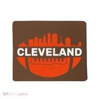Cleveland Ohio Football City Logo Mousepad thumb 0