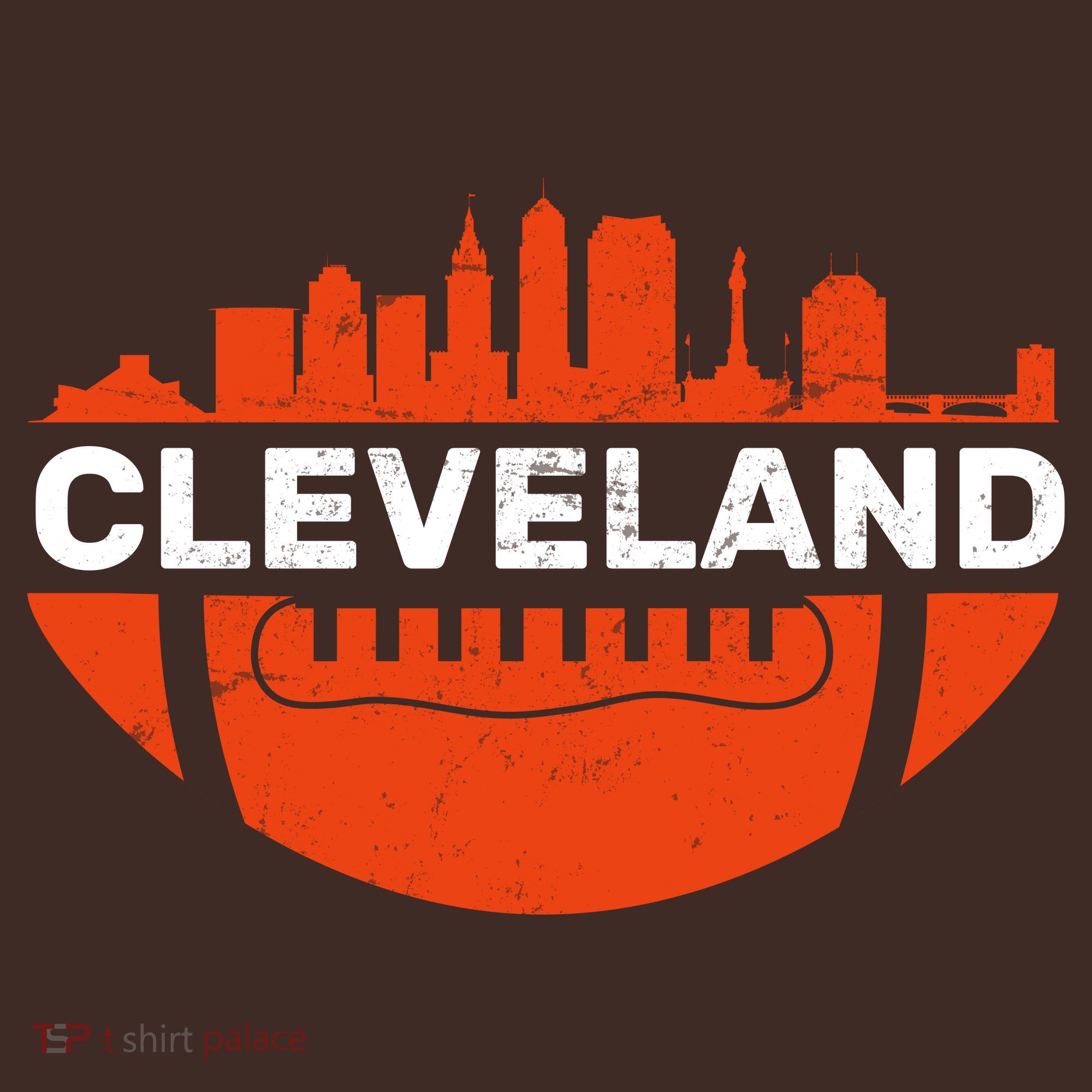 Cleveland Ohio Football City Logo Mousepad