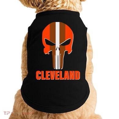Cleveland Skull Football Doggie Tank