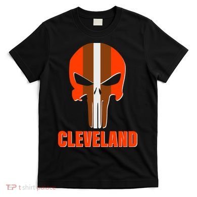 Cleveland Skull Football T-Shirt