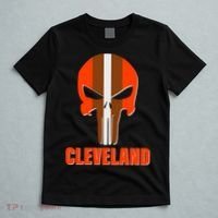 Cleveland Skull Football T-Shirt thumb 5